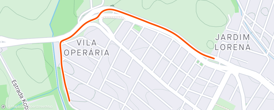「Pedalada noturna」活動的地圖