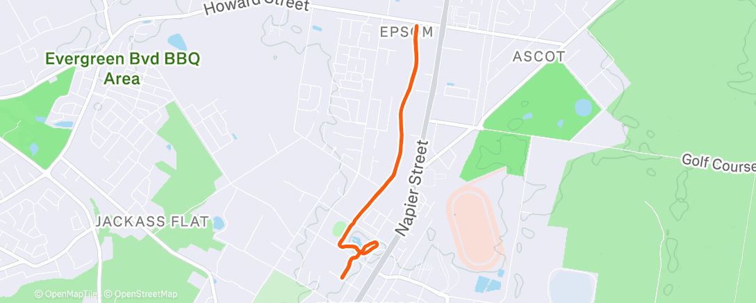 Map of the activity, Christmas Halfa