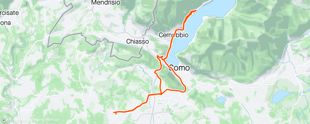 Map of the activity, Prevista e arrivata