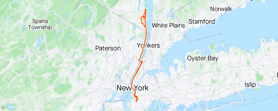Map of the activity, The "Quick" Ride