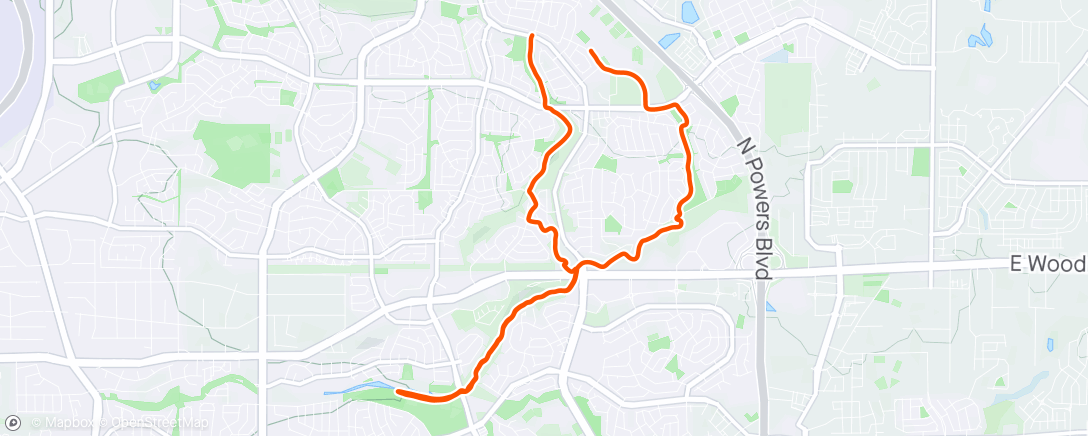 Map of the activity, Ride 2024-04-15 eBike Connect