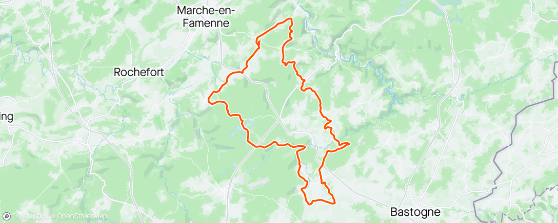 Map of the activity, CSG Ardennen - mooi zo.