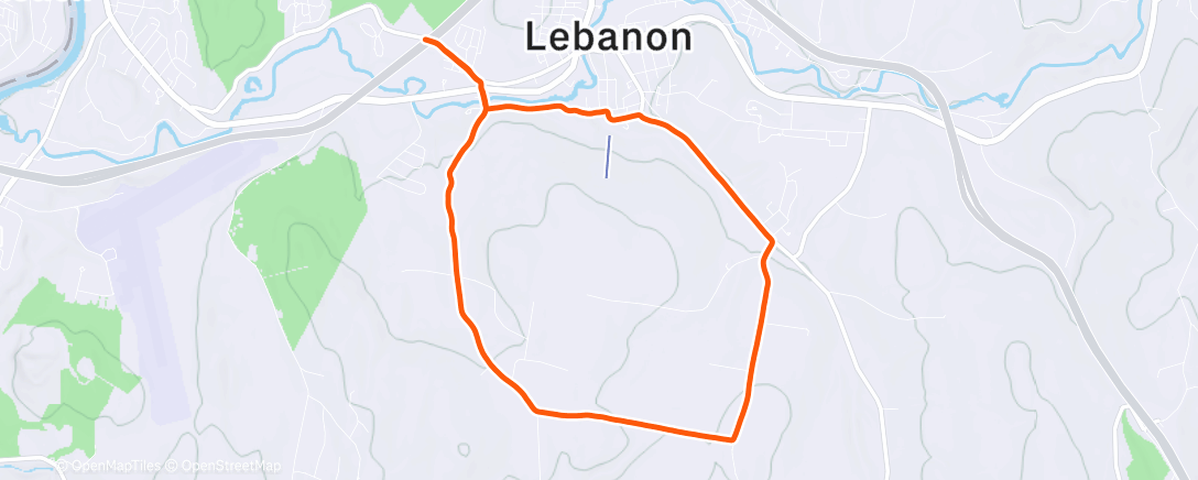 Peta aktivitas, Morning Run