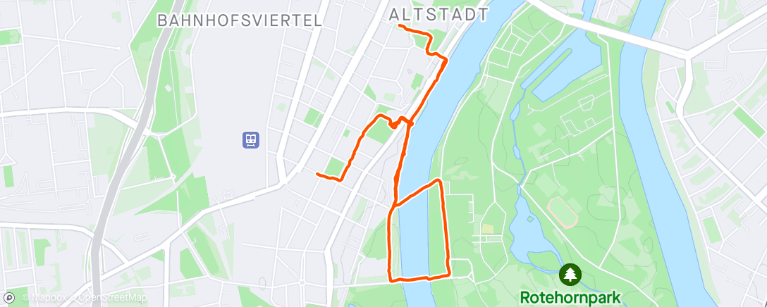 Map of the activity, Spaziergang in Magdeburg
