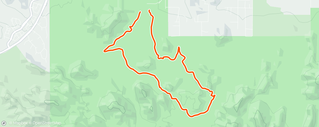 Map of the activity, Leg day