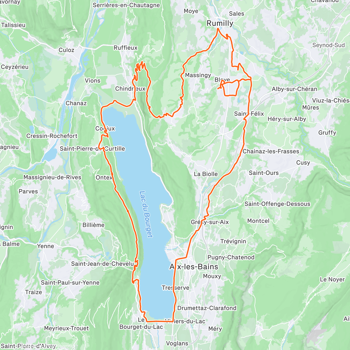 Map of the activity, Pas un 🐱 sauf le col