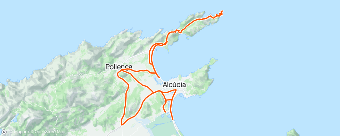 Mapa da atividade, Mallorca: Tag 1