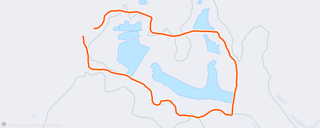 Map of the activity, Beaver Meadows