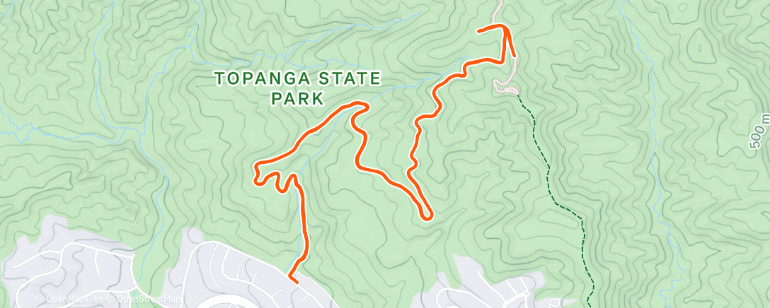 Map of the activity, Morning Hike in Highlands