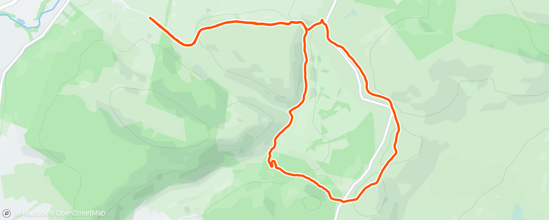 Map of the activity, Morning Run