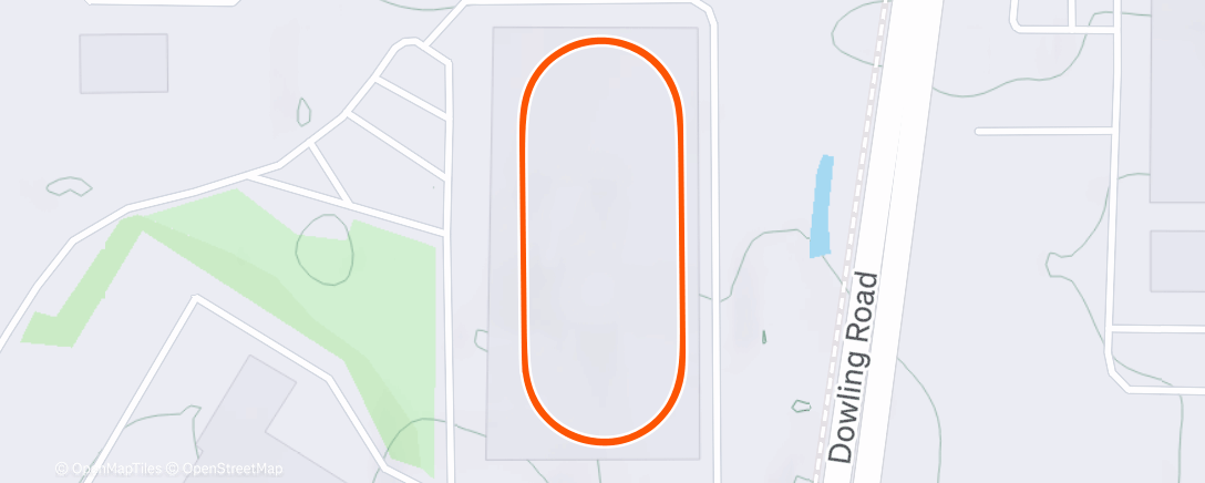 Карта физической активности (Afternoon Run)