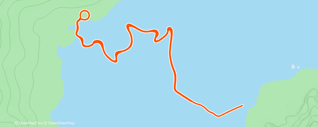 Карта физической активности (Zwift - Climb Portal: Cote de Domancy at 100% Elevation in Watopia)