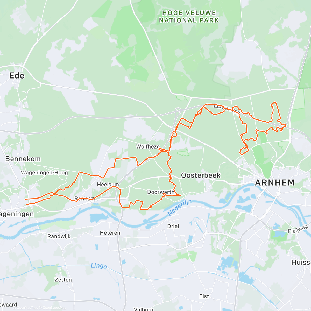 Map of the activity, With Ben! Perfect trails :) Technical skills training by Ben :)