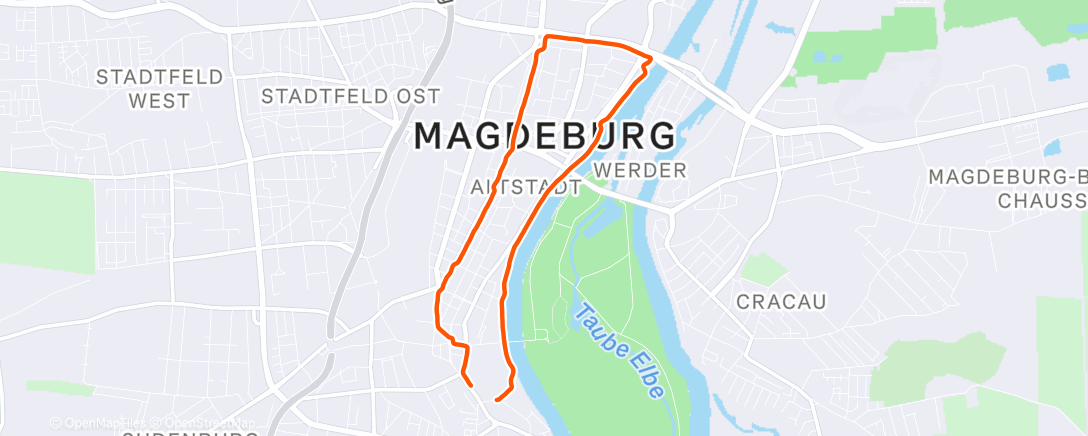 Map of the activity, Training Januar 2025 (3/15)