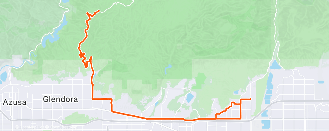 Карта физической активности (Morning Ride)