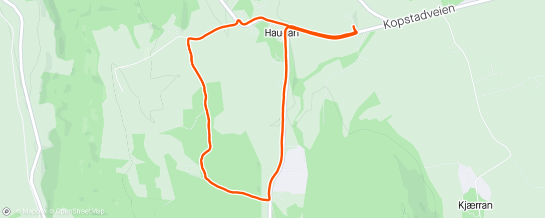 Map of the activity, Run with Teddy