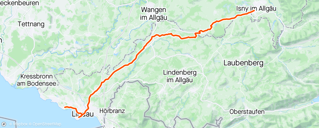 Карта физической активности (Traktor Tour zum Bodensee - Tag 3)