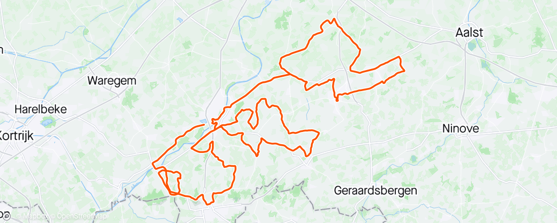 Map of the activity, De Ronde 🦁🔥