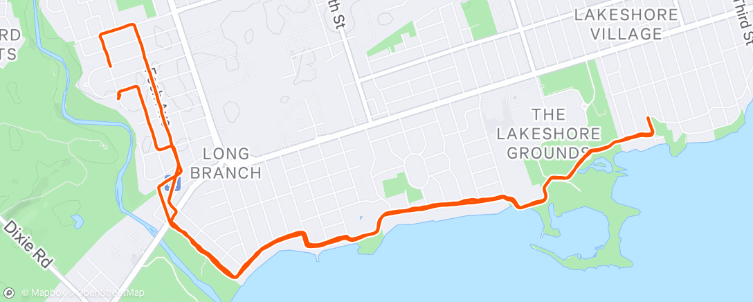 Карта физической активности (Afternoon Run)