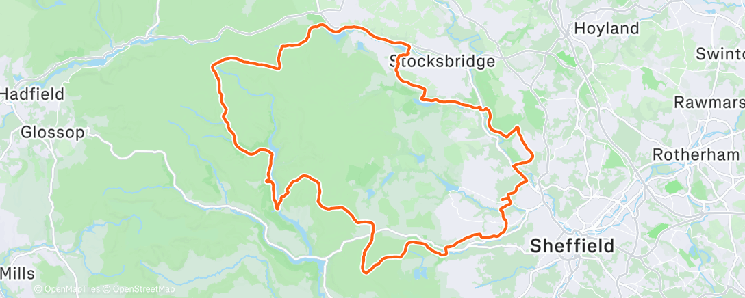 Карта физической активности (Bradfield Boundary)