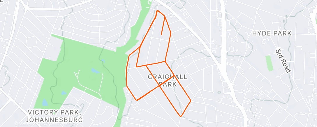 Mapa de la actividad (Hills)