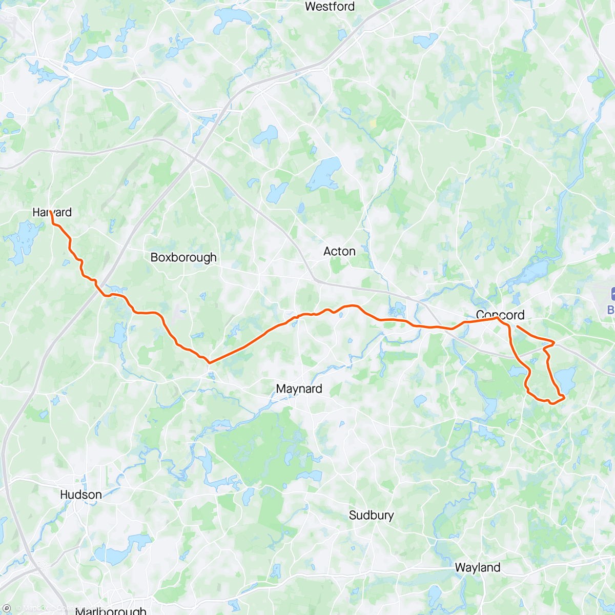 Map of the activity, Harvard 40m loop (part 2)