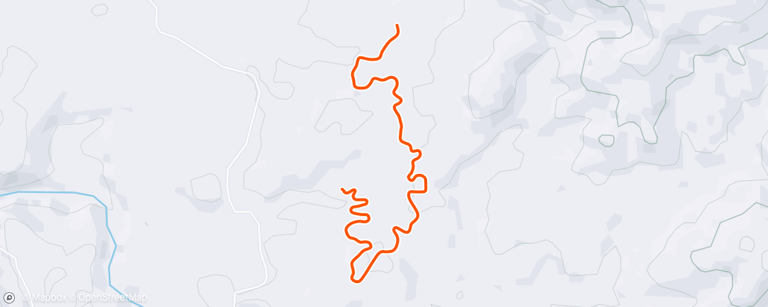 Map of the activity, Zwift - Tempo Run with Surges in Makuri Islands