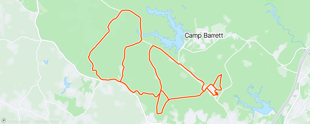 Map of the activity, Quantico TBS Gravel Bike Ride