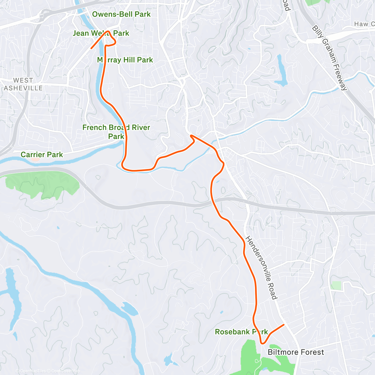 Map of the activity, Morning E-Bike Ride
