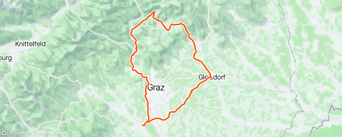 活动地图，Rechberg - Weizklamm