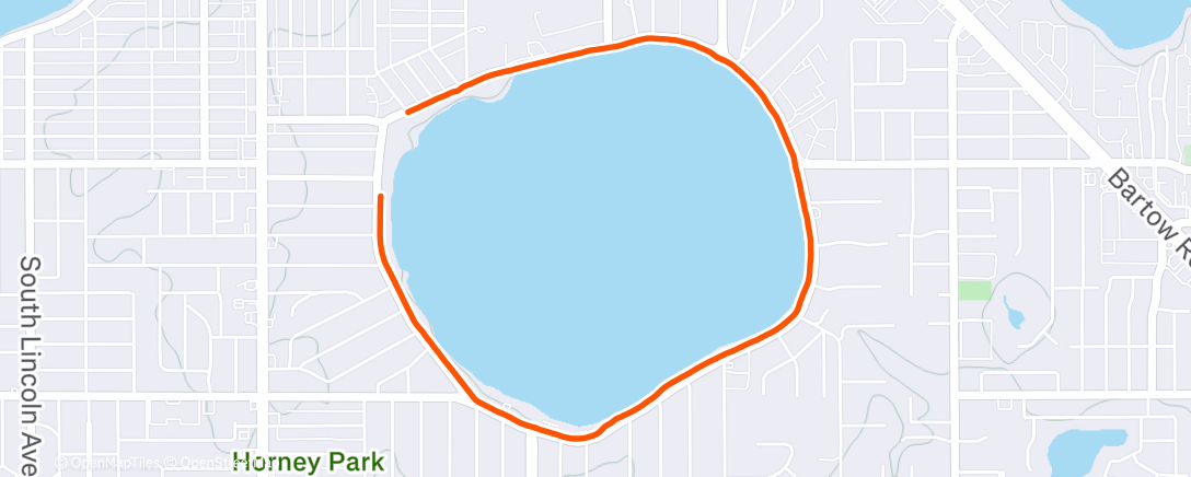 Map of the activity, Morning Hike