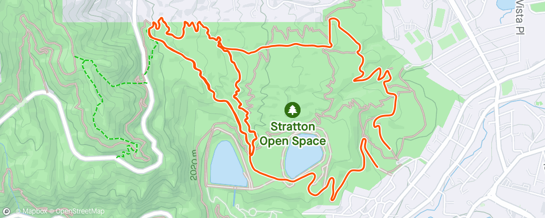 Map of the activity, Morning Mountain Bike Ride