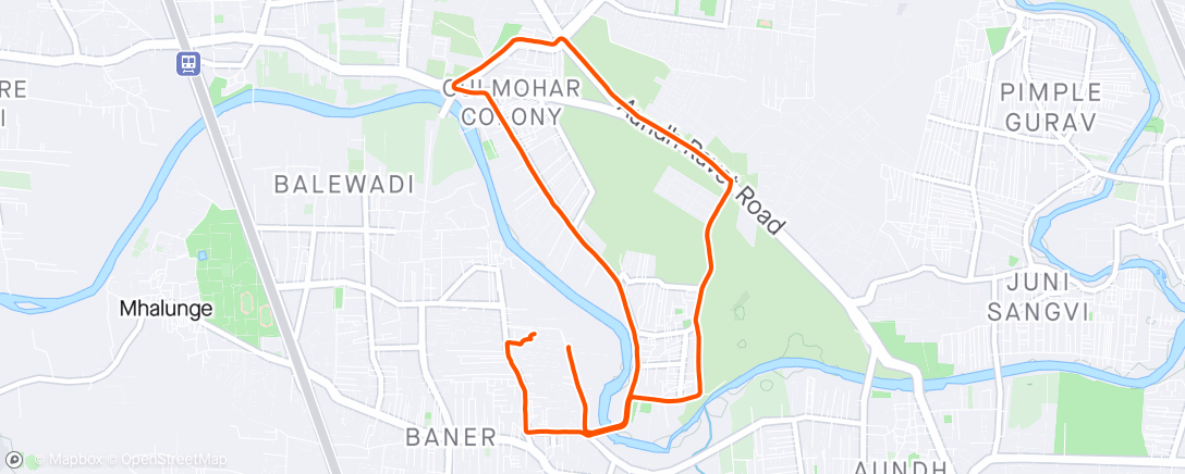 Map of the activity, Morning Ride - 23 Apr 2024