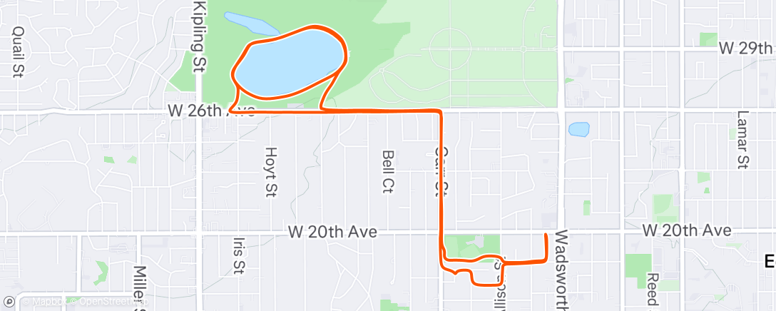 Map of the activity, Taking the bikes out after a tune