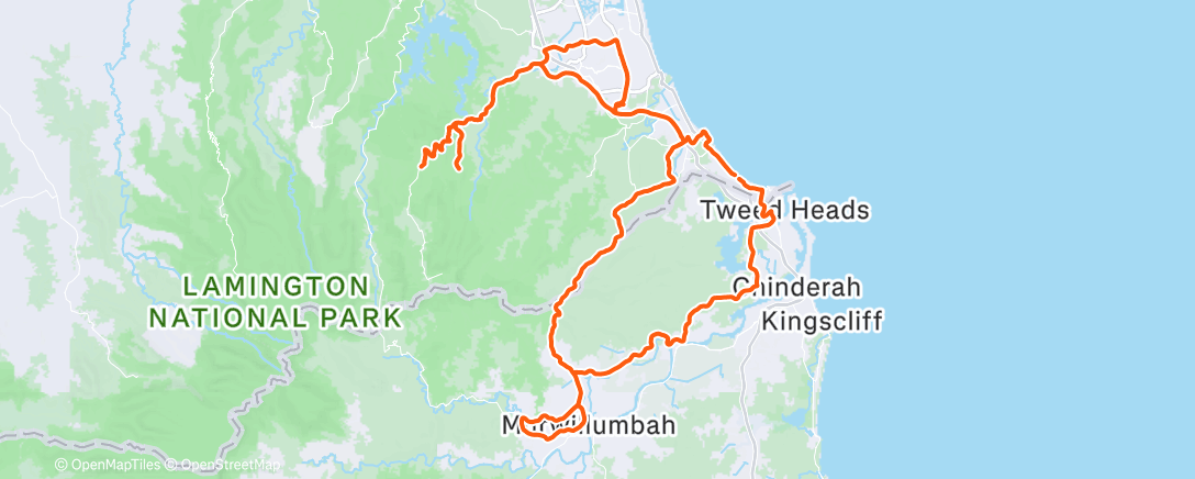 Map of the activity, JC gold coast tour guiding ***** rating 👌