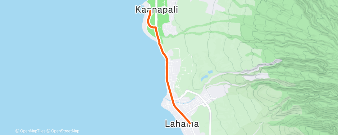 Map of the activity, Back in paradise