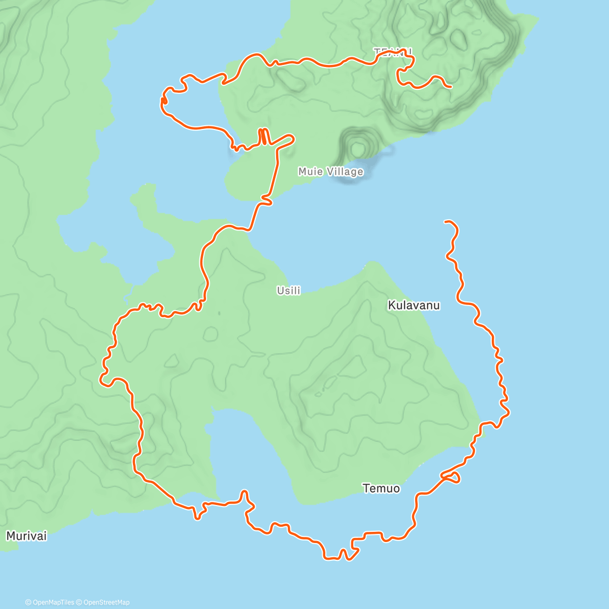 Map of the activity, Zwift - The Big Ring in Watopia