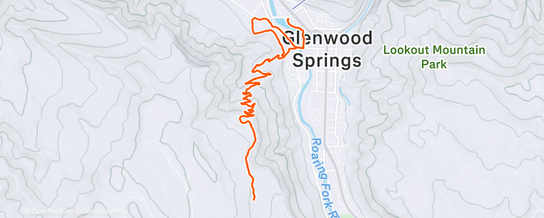 アクティビティ「Red mountain with an all star crew」の地図