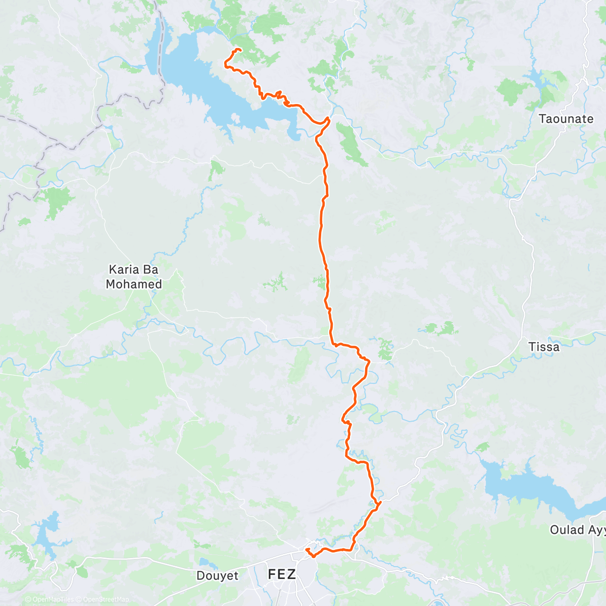 Карта физической активности (Morocco J7)