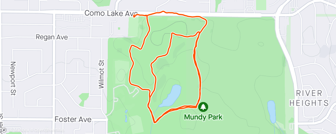 Map of the activity, Mundy Park Run🏃🏽‍♀️🏃🏽‍♂️🏃🏾🏃🏽‍♀️🏃🏽‍♂️🏃🏽‍♀️