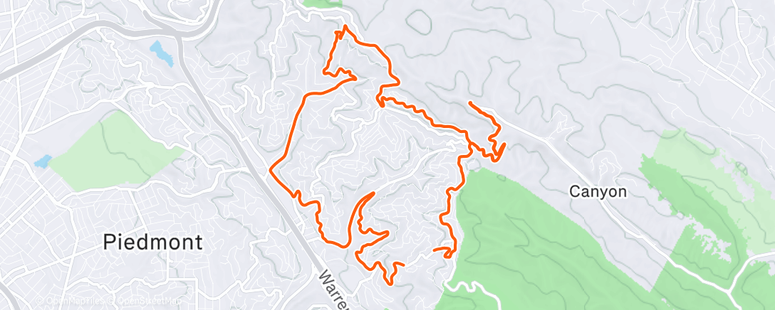 Map of the activity, Elverton & Pinehurst