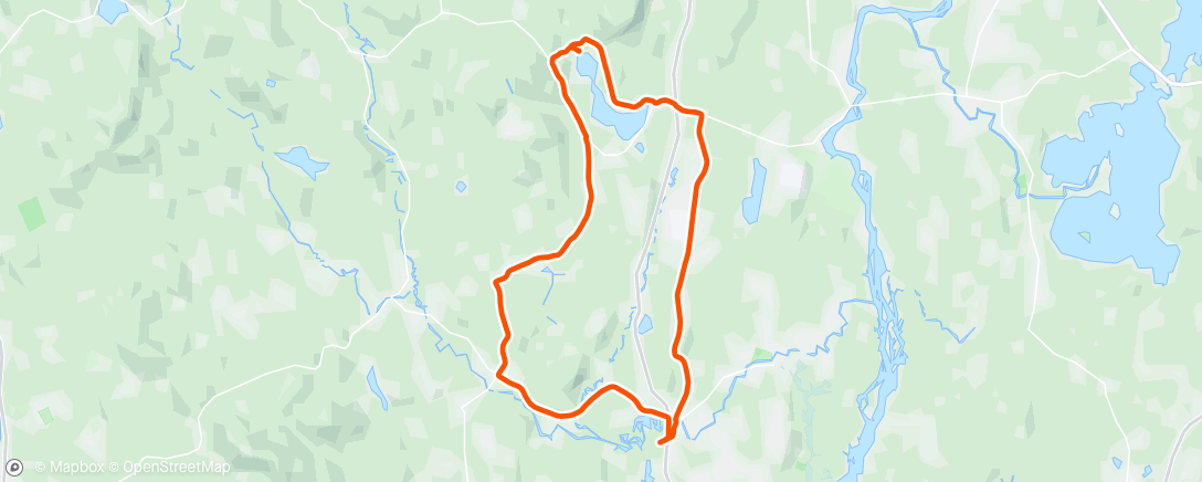 Map of the activity, Annual road ride