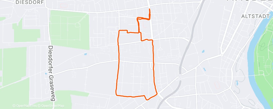 Карта физической активности (Morning Run)