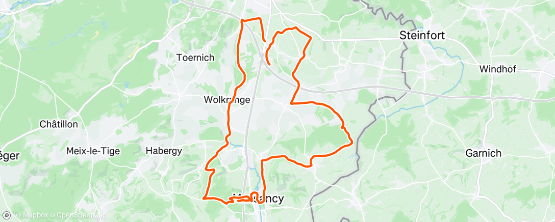 Map of the activity, Sortie 3FCC