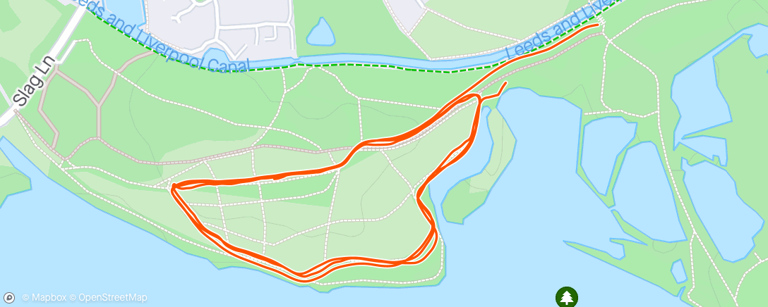 Map of the activity, Penny Flash Parkrun
