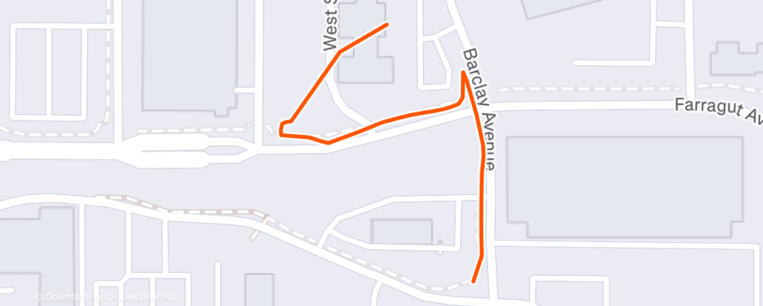 Map of the activity, Morning Walk