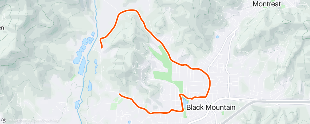 Map of the activity, Afternoon Ride