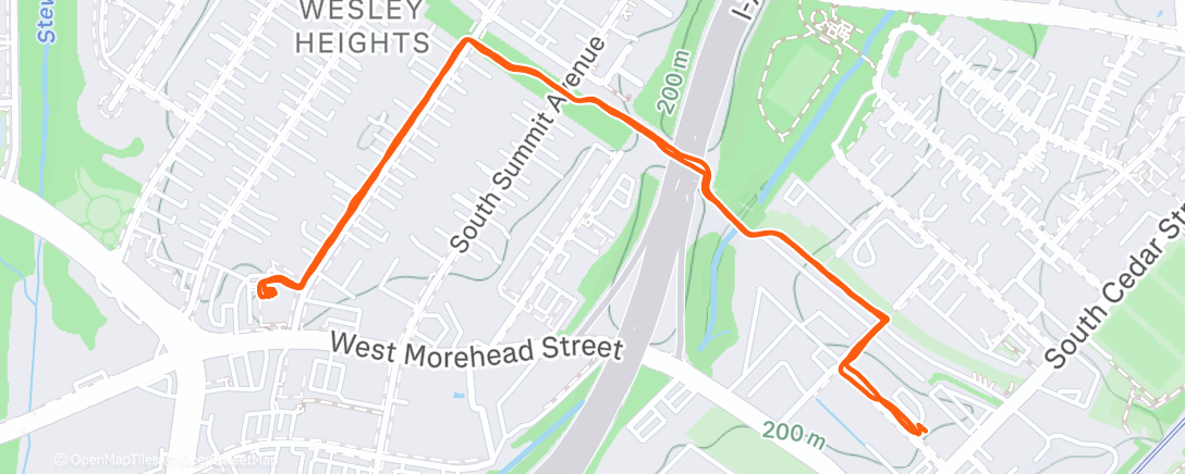 Peta aktivitas, Lunch Walk