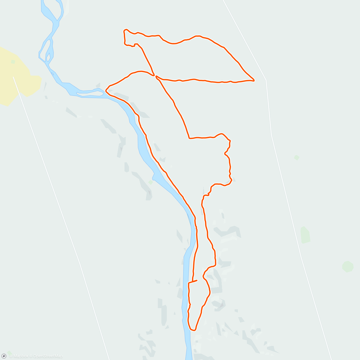 アクティビティ「Тенгри Ультра 50 км.」の地図
