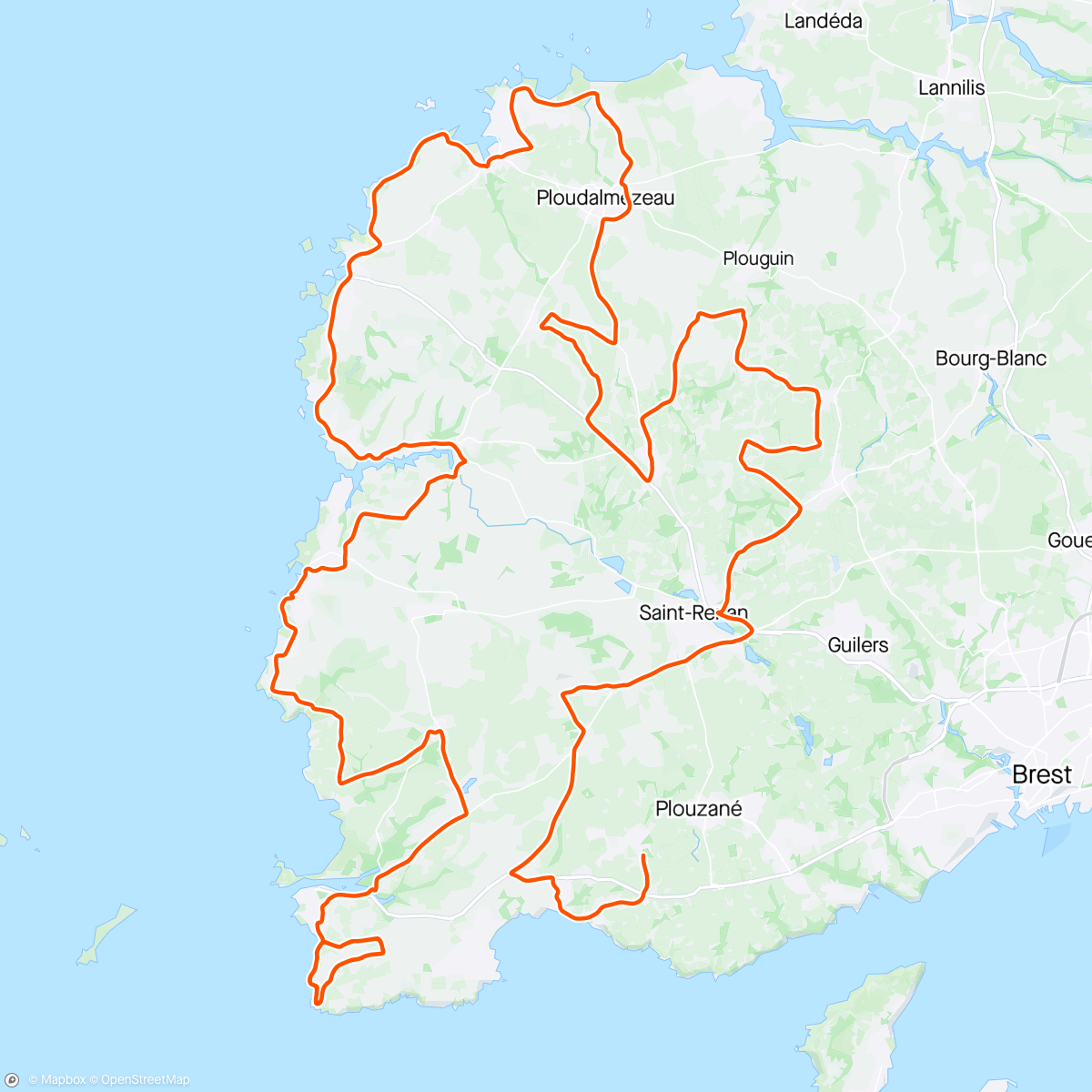 Map of the activity, Bretagne • 1